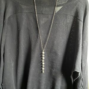 Pretty silver and bead necklace